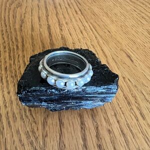 Silpada Sterling Silver Pearl Band, size 9, R2209